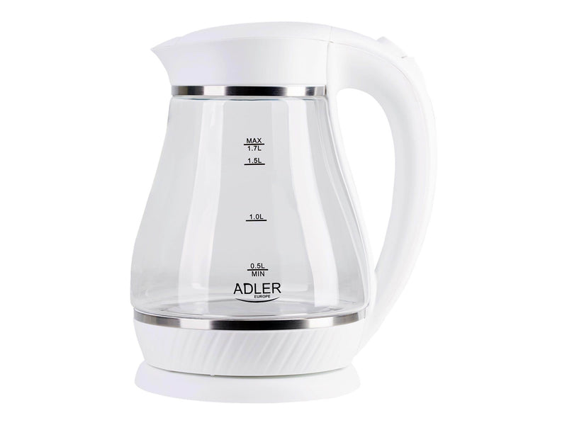 Adler Wasserkocher AD 1274 - Weiß - 2200 W