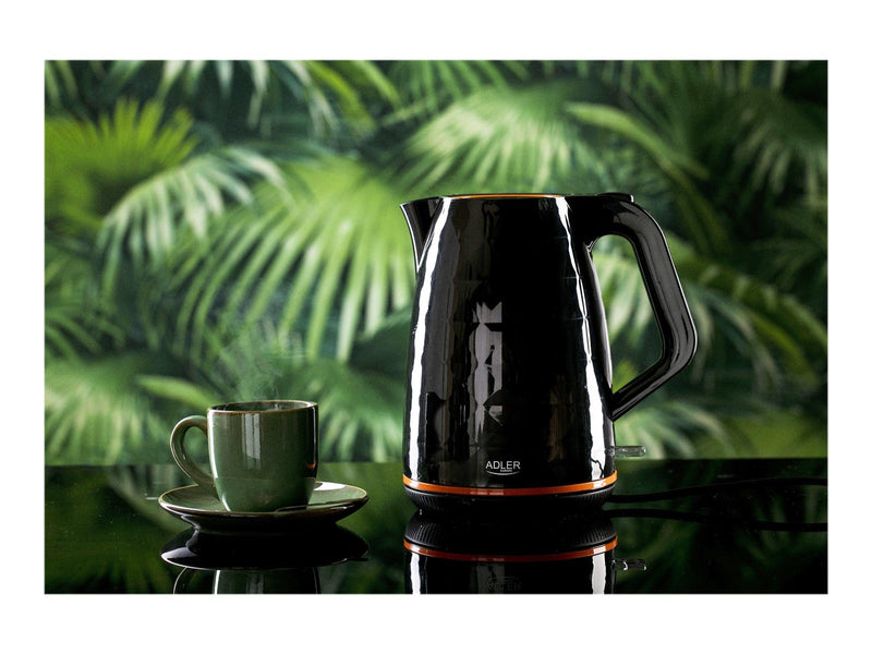Adler Wasserkocher AD 1277 - Schwarz - 2200 W