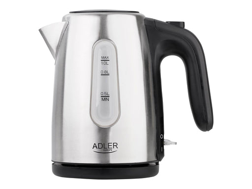Adler Wasserkocher Czajnik elektryczny AD 1273 (1200W 1l kolor - Metall - 1600 W