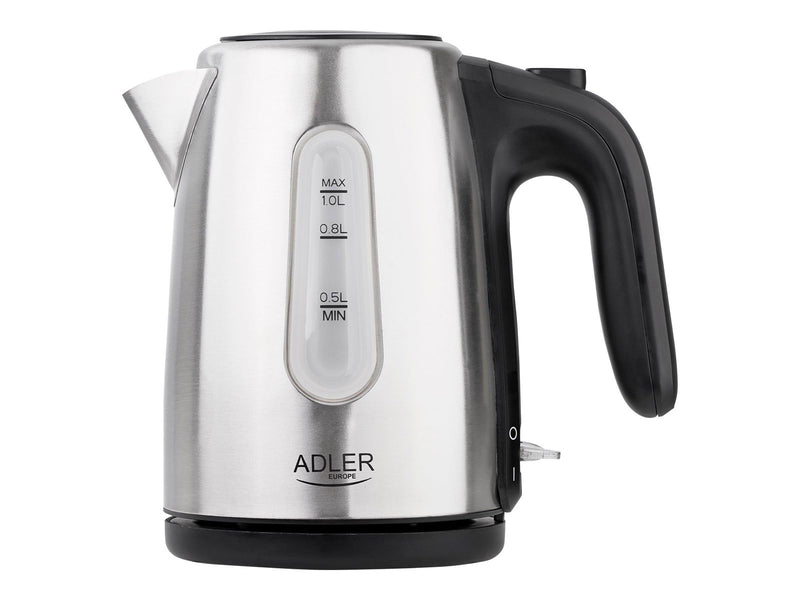 Adler Wasserkocher Czajnik elektryczny AD 1273 (1200W 1l kolor - Metall - 1600 W