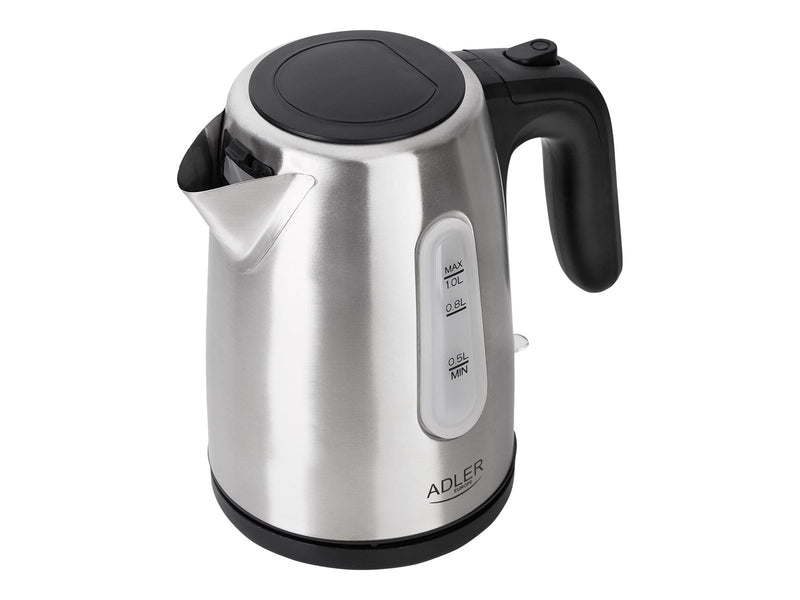 Adler Wasserkocher Czajnik elektryczny AD 1273 (1200W 1l kolor - Metall - 1600 W