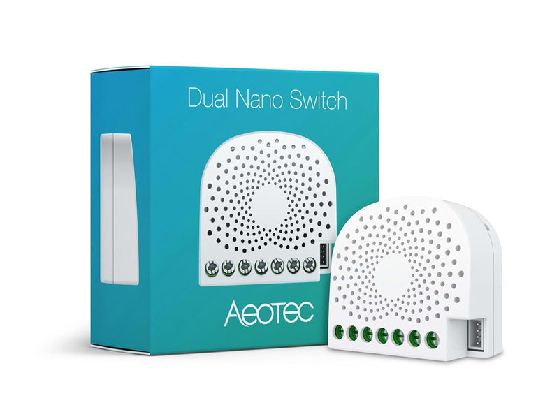 Aeotec Dual Nano Switch with Power Metering