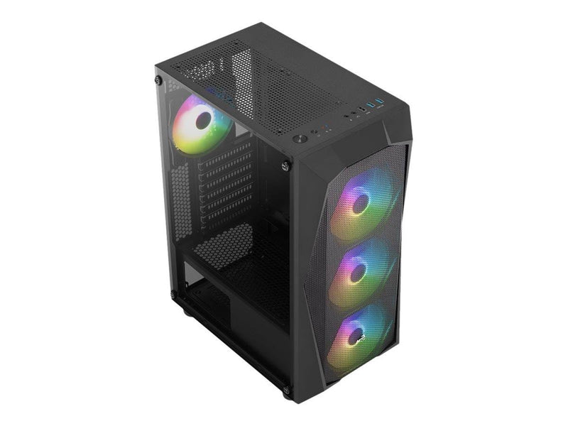 AeroCool Falcon ARGB - mid tower - ATX - Gehäuse - Tower - Schwarz