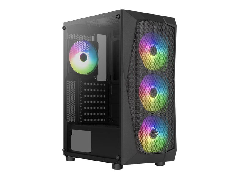 AeroCool Falcon ARGB - mid tower - ATX - Gehäuse - Tower - Schwarz