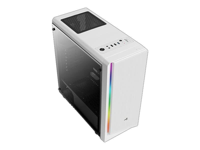 AeroCool Geh Midi Rift White MicroATX/ATX/MiniITX - Gehäuse - Tower - Weiß