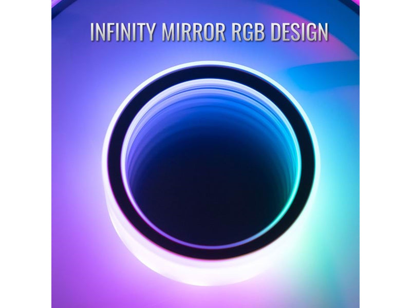 AeroCool Mirage 12 ARGB Pro - Gehäuselüfter - 120mm - Schwarz mit RGB LED - 18 dBA