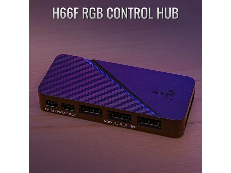 AeroCool Mirage 12 ARGB Pro - Gehäuselüfter - 120mm - Schwarz mit RGB LED - 18 dBA