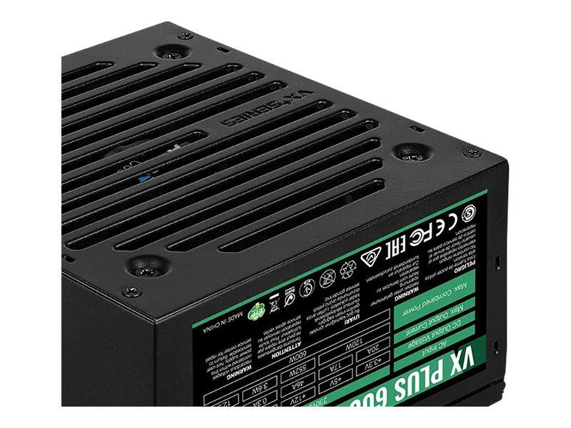 AeroCool VX PLUS 600 Netzteile - 600 Watt - 120 mm - ATX 2.3 - 80 Plus