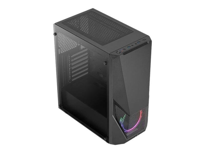 AeroCool Zauron - Tempered Glass Edition - MDT - ATX - Gehäuse - Tower - Schwarz