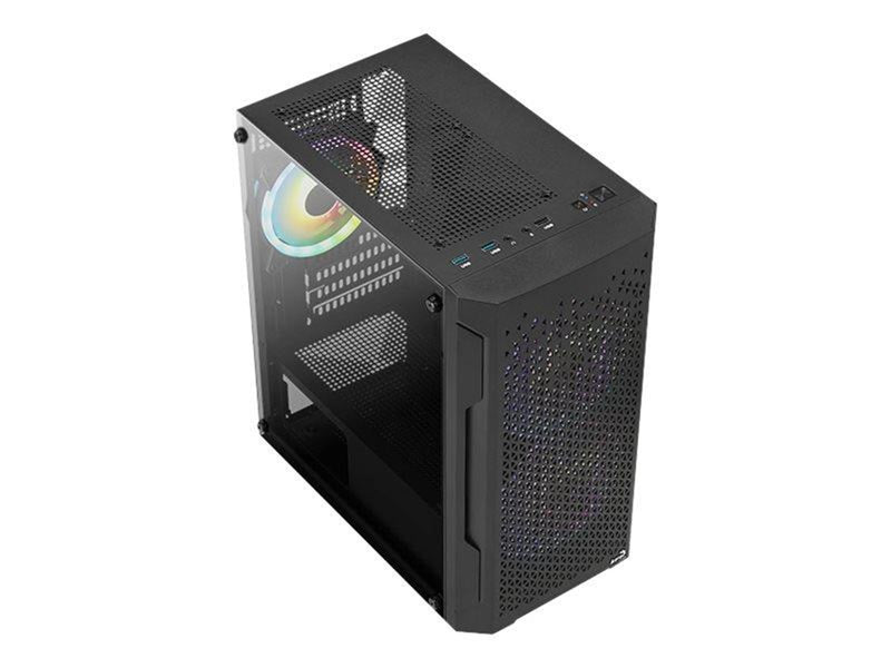 AeroCool - micro ATX - Gehäuse - Tower - Schwarz