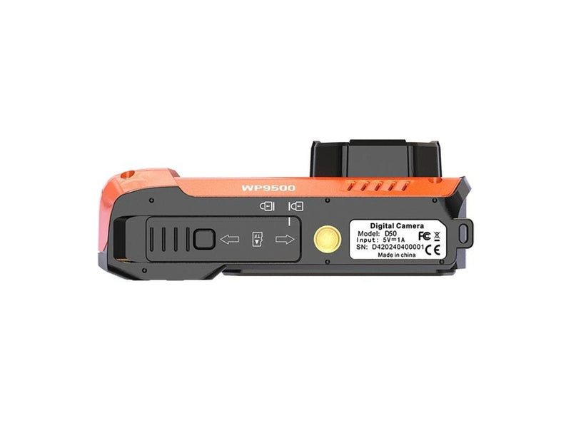 Agfa Photo Realishot WP9500 - Waterproof Compact Digital Camera - Orange