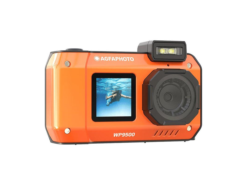 Agfa Photo Realishot WP9500 - Waterproof Compact Digital Camera - Orange