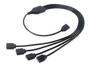 Akasa AK-CBLD04-50BK - RGB LED splitter - 50 cm
