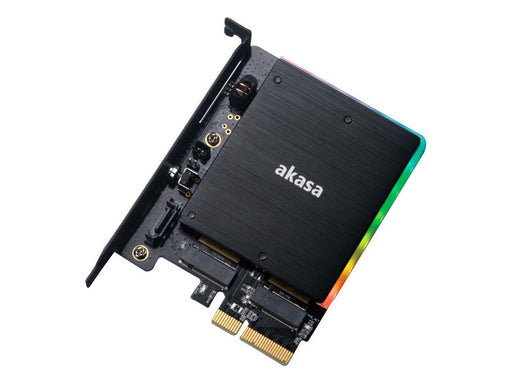 Akasa AK-PCCM2P-03 - storage controller - M.2 Card / SATA 6Gb/s - PCIe