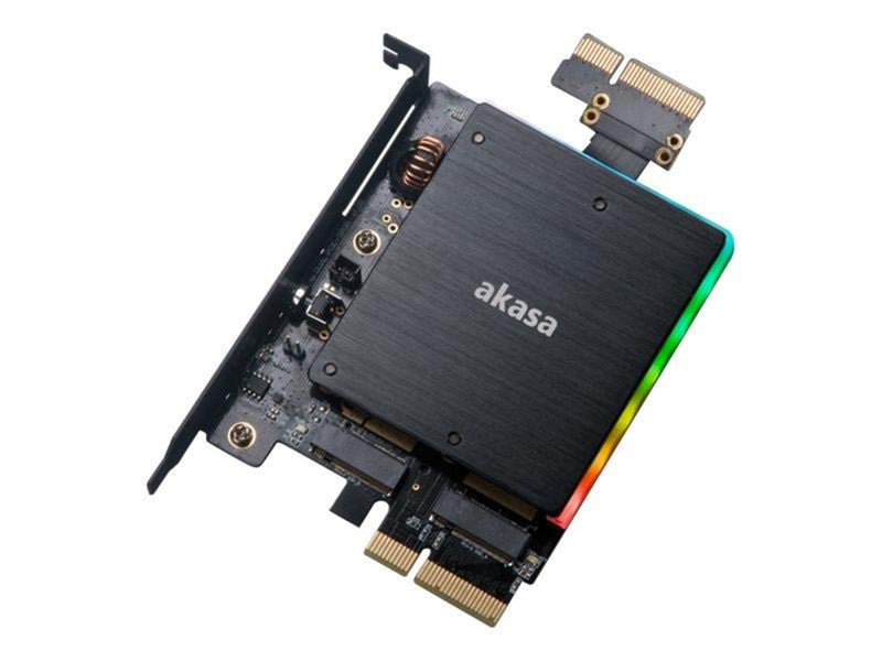 Akasa AK-PCCM2P-04 - storage controller - M.2 Card - PCIe 3.0 x4