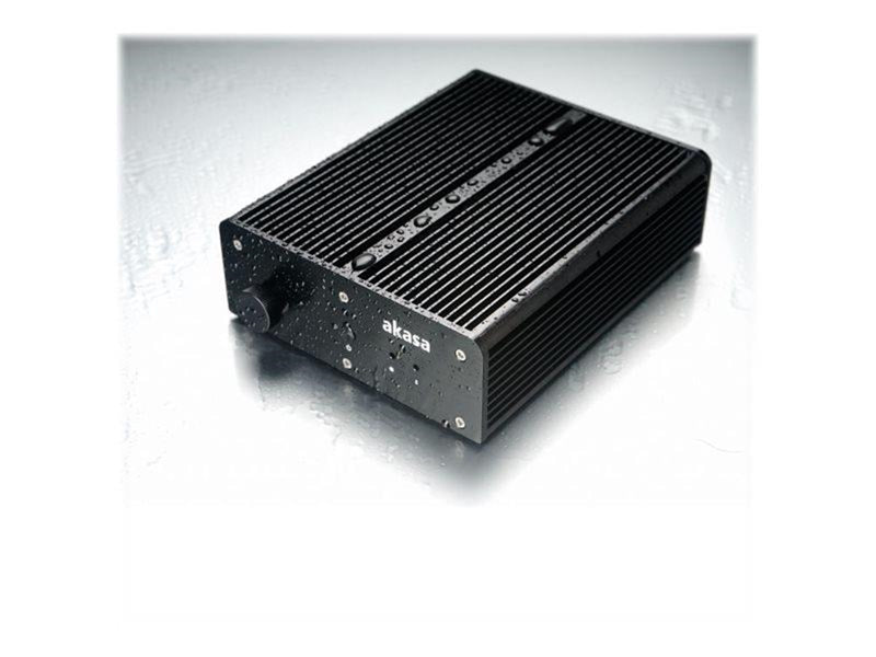 Akasa Pascal MC - Gehäuse - Ultra small form factor - Schwarz