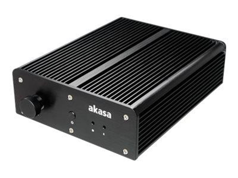 Akasa Pascal MC - Gehäuse - Ultra small form factor - Schwarz