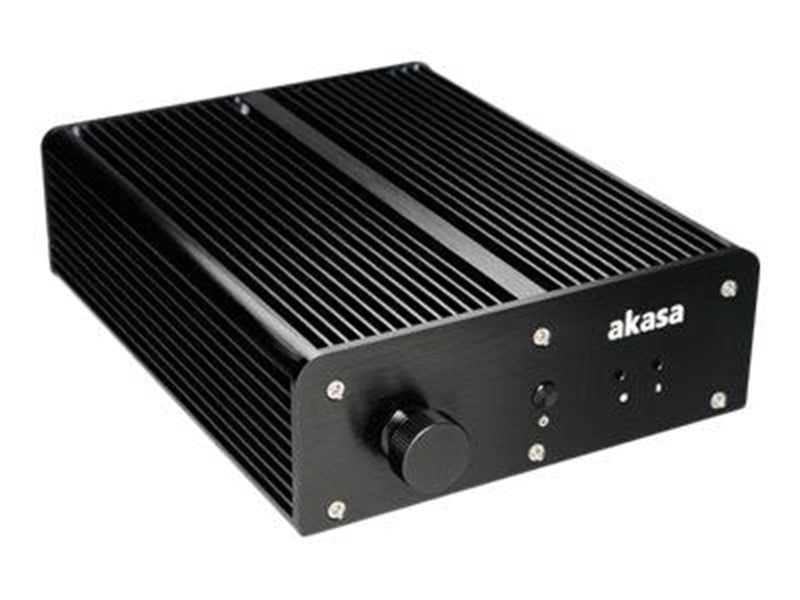 Akasa Pascal MC - Gehäuse - Ultra small form factor - Schwarz