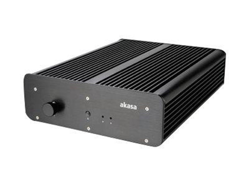Akasa Pascal MD - Gehäuse - Ultra small form factor - Schwarz