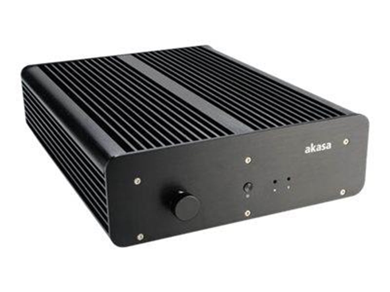 Akasa Pascal MD - Gehäuse - Ultra small form factor - Schwarz