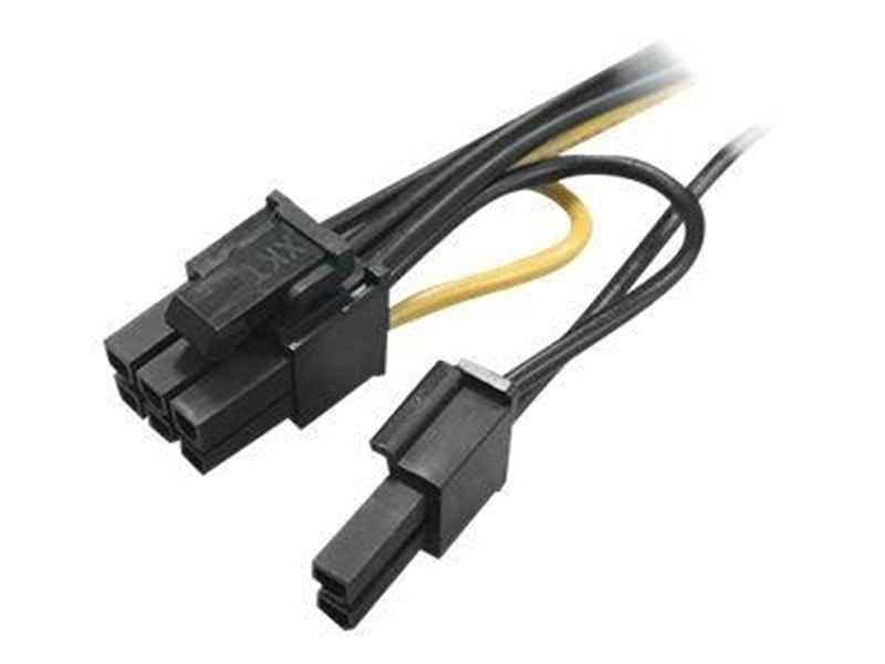 Akasa - power adapter - SATA power to 8 pin PCIe power (6+2) - 15 cm