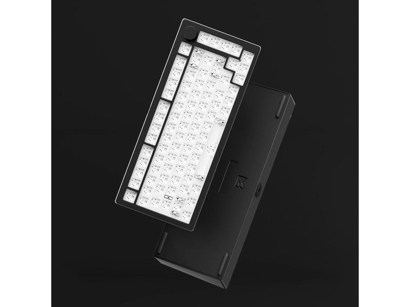 Akkogear Monsgeek M1 V5 VIA Black & Silver - Akko Rosewood - Gaming Tastatur (TKL) - 75% - German/UK/Nordic - Schwarz