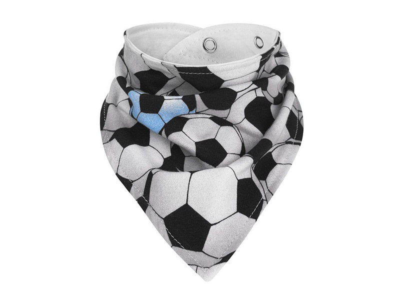 Akuku Baby bandana (1 pc) snap fastener FOOTBALL