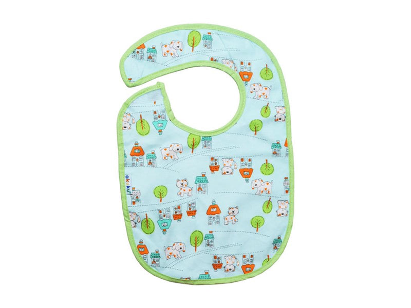 Akuku Baby bib 23 x 20 cm with velcro closure