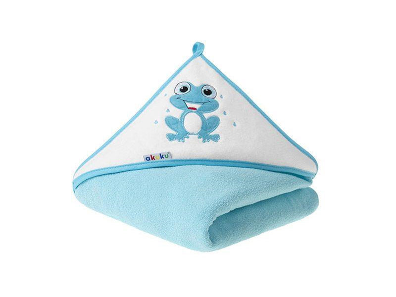 Akuku Baby hooded towel 100 x 100 cm FROG