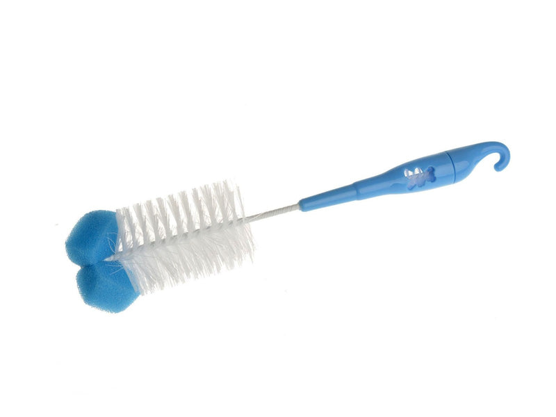 Akuku Bottle cups and nipple brush with sponge BLUE