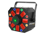 Algam Lighting LED Laser Projektor 8 Multifunktions-Drehköpfe