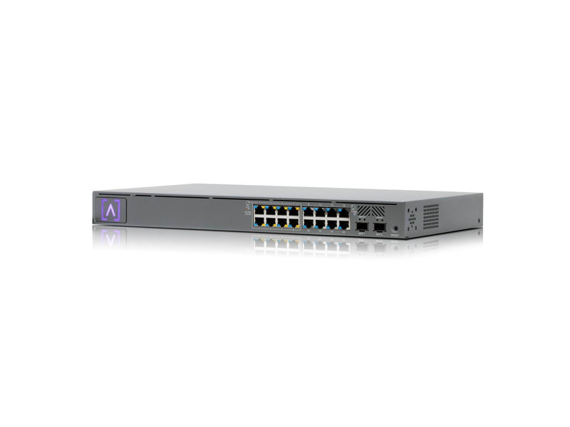 Alta Labs S16-POE 18-Port Switch (8-Port 1G RJ45 / 8-Port 1G RJ45 Total PoE+ 120W / 2-Port SFP)