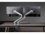 Alterzone Arm Duo USB dual aluminum monitor arm 2 x USB 3.0 ports White