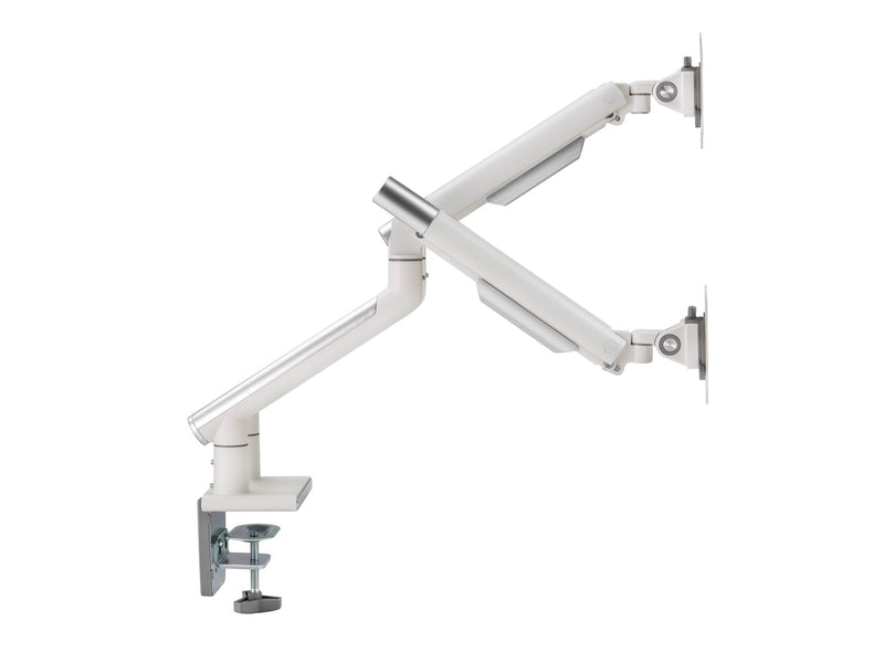 Alterzone Arm Duo dual aluminum monitor arm White