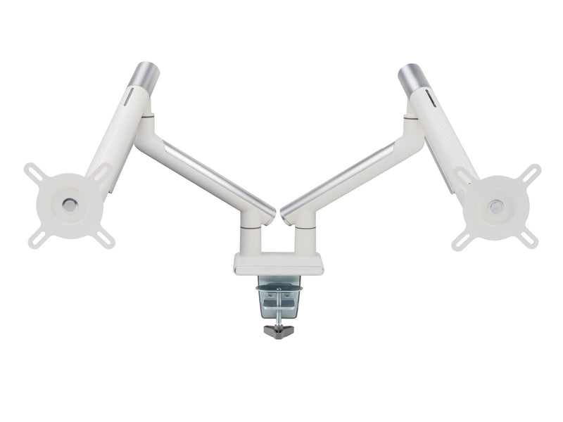 Alterzone Arm Duo dual aluminum monitor arm White