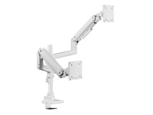 Alterzone  Arm Luxe Duo Schwere Dual-Monitorarm, Weiß
