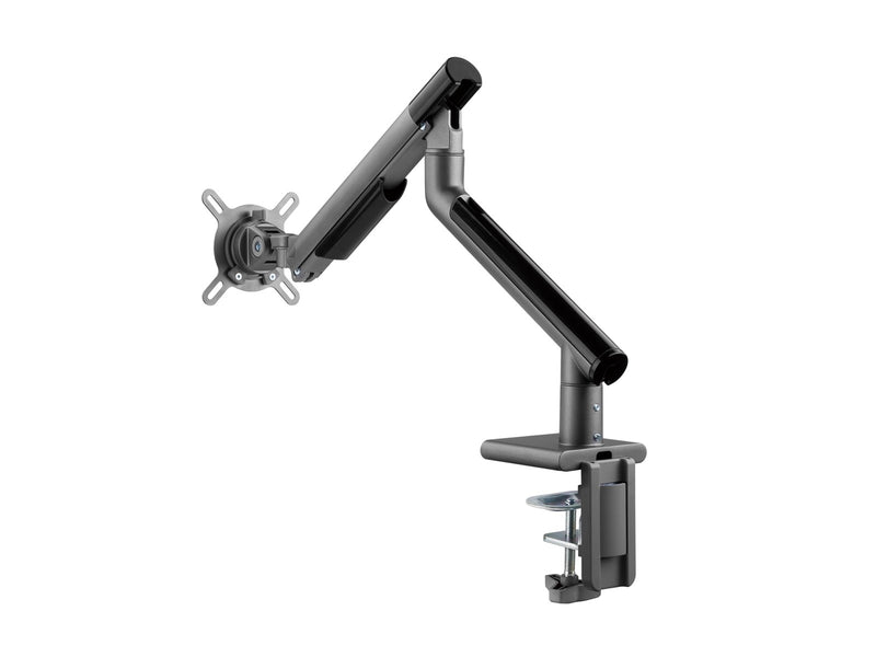 Alterzone  Arm One USB Aluminium Monitorarm, 2 x 3.0 USB-Anschlüsse, Space Gray