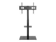 Alterzone Slim 7g TV stand with glass base for 37"-70" TVs Black - Max 40 kg - recommended for