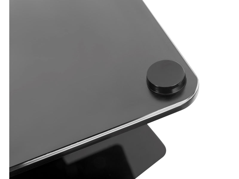 Alterzone Slim 7g TV stand with glass base for 37"-70" TVs Black - Max 40 kg - recommended for