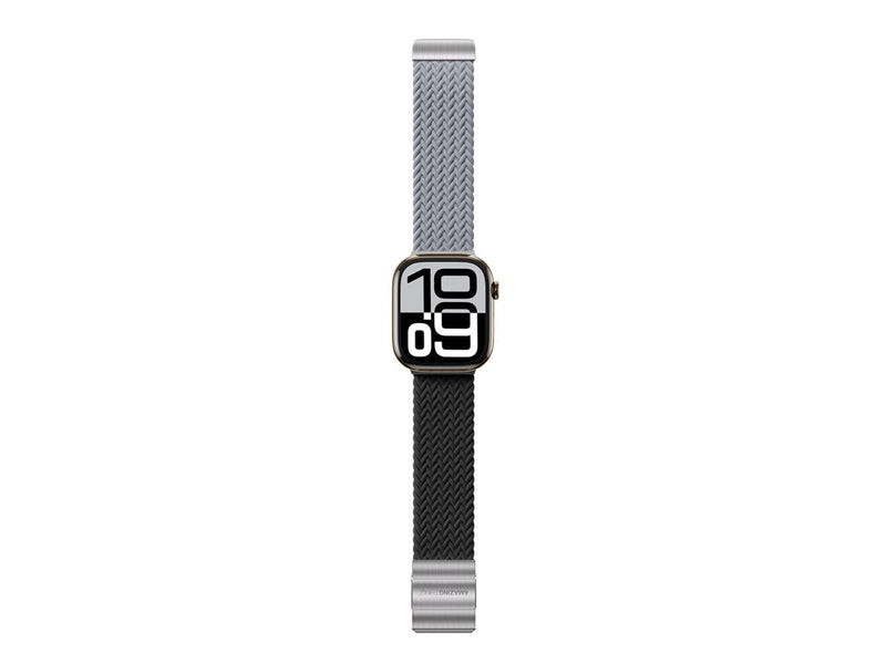 AmazingThing Blend Band 2-Pack for Apple Watch 45/46/49mm - Gray-Black/Gray