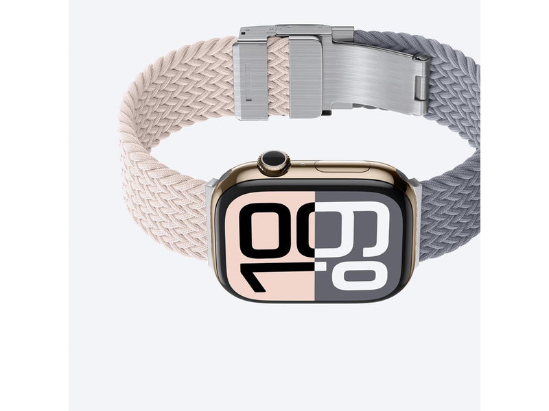 AmazingThing Blend Band 2-Pack for Apple Watch 45/46/49mm - Rose Gray/Pink
