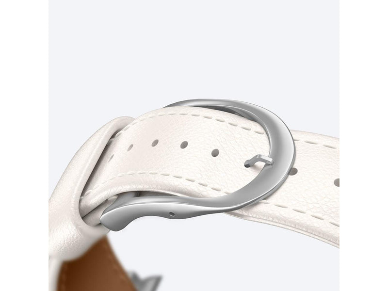 AmazingThing Class Band Leather Strap for Apple Watch 45 / 46 / 49 mm - Light Beige