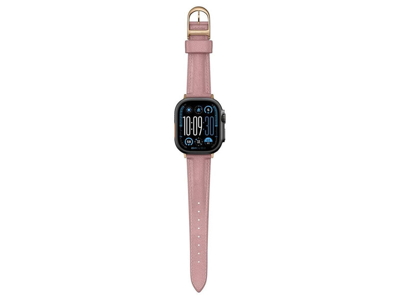 AmazingThing Class Band Leather Strap for Apple Watch 45 / 46 / 49 mm - Pink