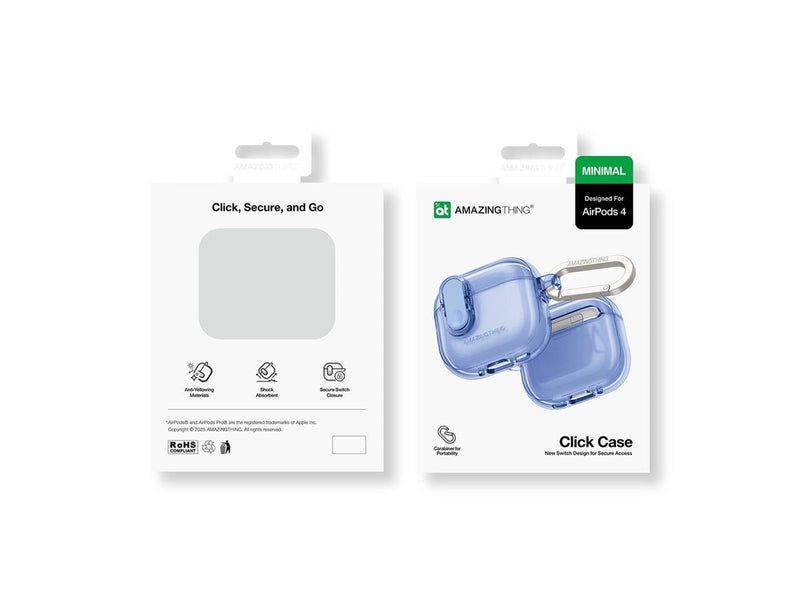 AmazingThing Minimal Case for AirPods 4 – ultramarine