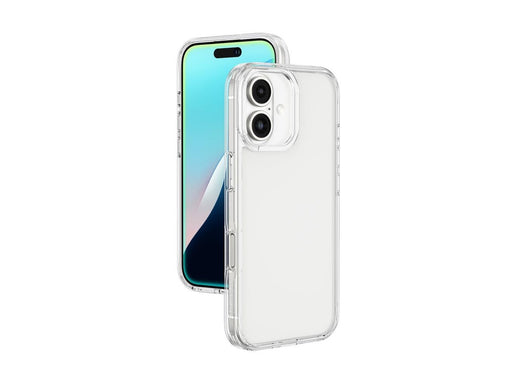AmazingThing Minimal Case for iPhone 16 Plus Silicone Case - Transparent