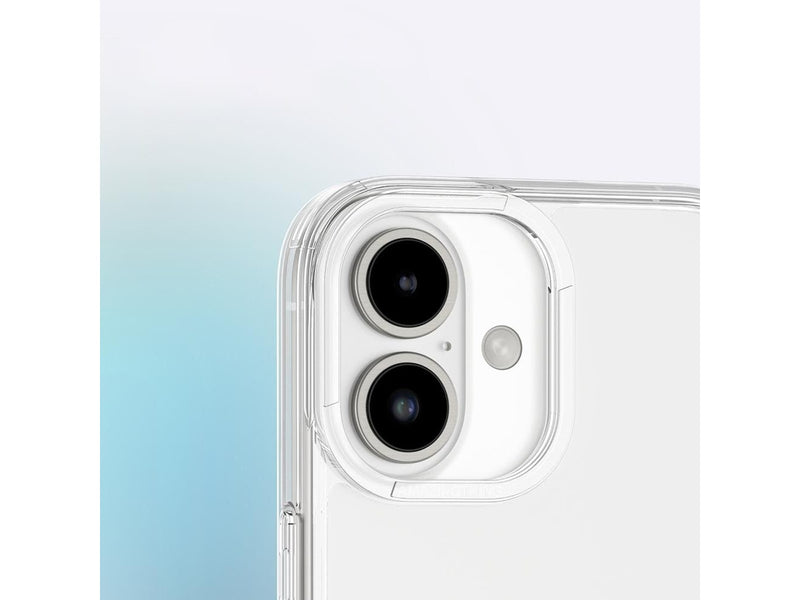 AmazingThing Minimal Case for iPhone 16 Plus Silicone Case - Transparent