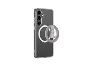 AmazingThing Minimal Mag Case with Magnetic Ring and Magnetic Ring for Samsung Galaxy S25+ - Transparent