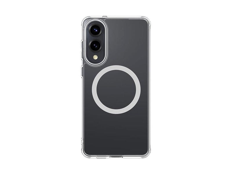 AmazingThing Minimal Mag Case with Magnetic Ring for Samsung Galaxy S25 Edge - Transparent