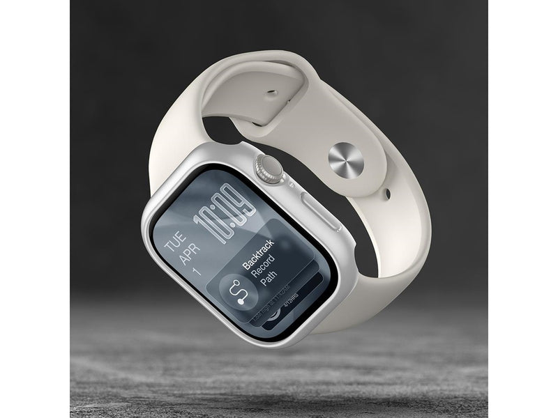 AmazingThing Minimal Protective Case for Apple Watch Series 11 46mm - Silver