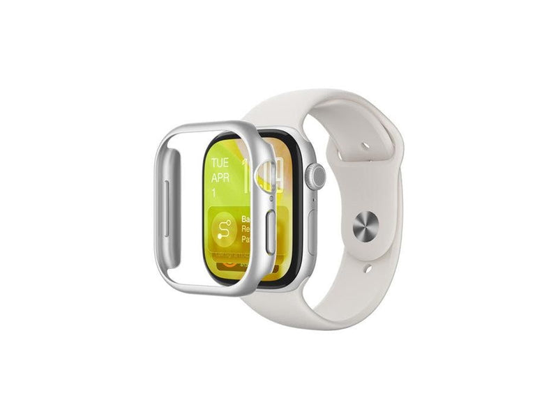 AmazingThing Minimal Protective Case for Apple Watch Series 11 46mm - Silver